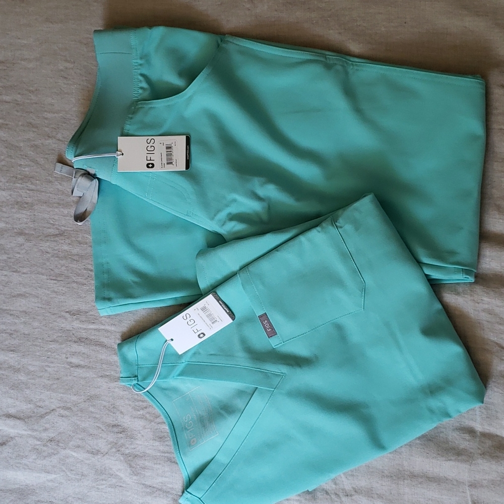 Figs aqua scrub set size S